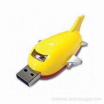 Airplane Memory Stick with Automatic-run, Bootable Functions and Built-in Password Protection